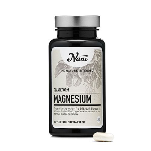 NANI - Magnesium organisk planteform 60 kapsl.