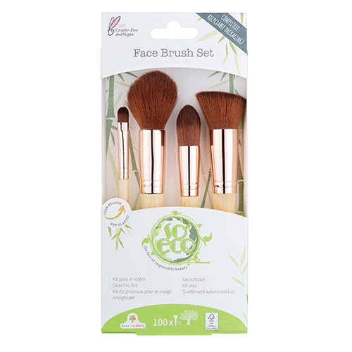 Makeup Brush sæt til ansigtet - So Eco