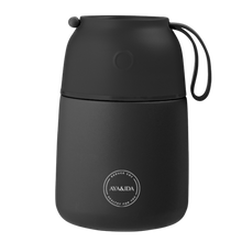 Indlæs billede til gallerivisning AYA&amp;IDA - Food&#39;ie LUNCH BOX - Matte Black - 500ML
