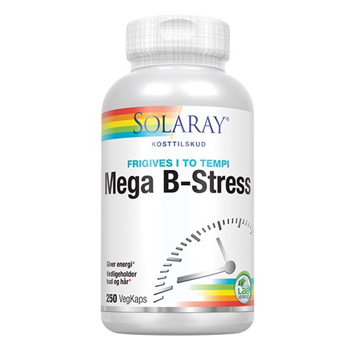 Solaray - Mega B-Stress 250 kapslar