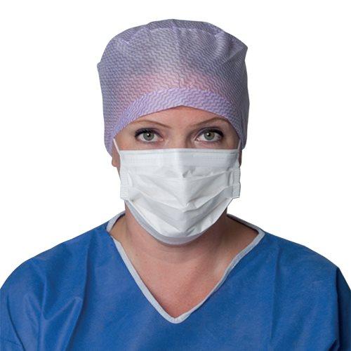Mundbind / OP-maske Type IIR m. øreelastik hvid (hava CE góðkenning) - 50 stk.