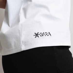 White Recycled T-shirt - BARA