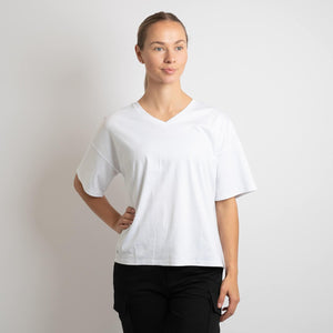 White Recycled T-shirt - BARA
