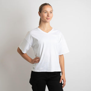 White Recycled T-shirt - BARA