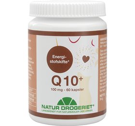 Natur Drogereit - Q10+ kapsler 100 mg 60 stk.
