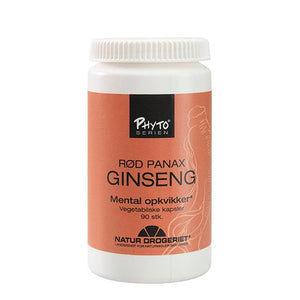 NATUR DROGERIET - Rød Panax Ginseng (90 kapslar - 30-90 dages forbrug)