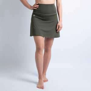 Khaki Running Skirt  - BARA