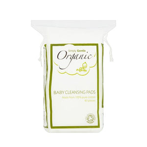 SIMPLY GENTLE ORGANIC - engangsvaskeklude / Baby Pads økologisk bomuld - 60 stk.