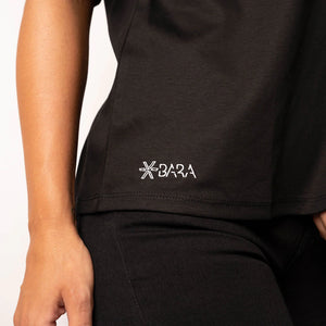 BARA - Black Recycled T-shirt