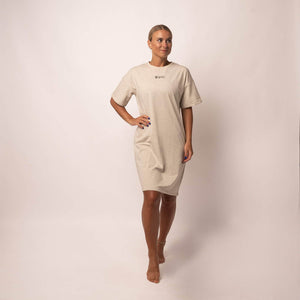 SPAR 20%: Heather Grey T-Shirt Dress - BARA