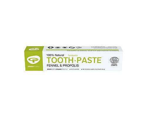 Green People - Tandpasta fennikel & propolis 50 ml. - UDEN FLUOR