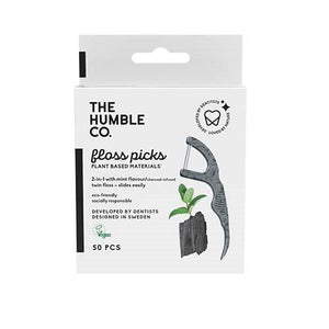THE HUMBLE CO. - Tandtråd charcoal m. mintsmag