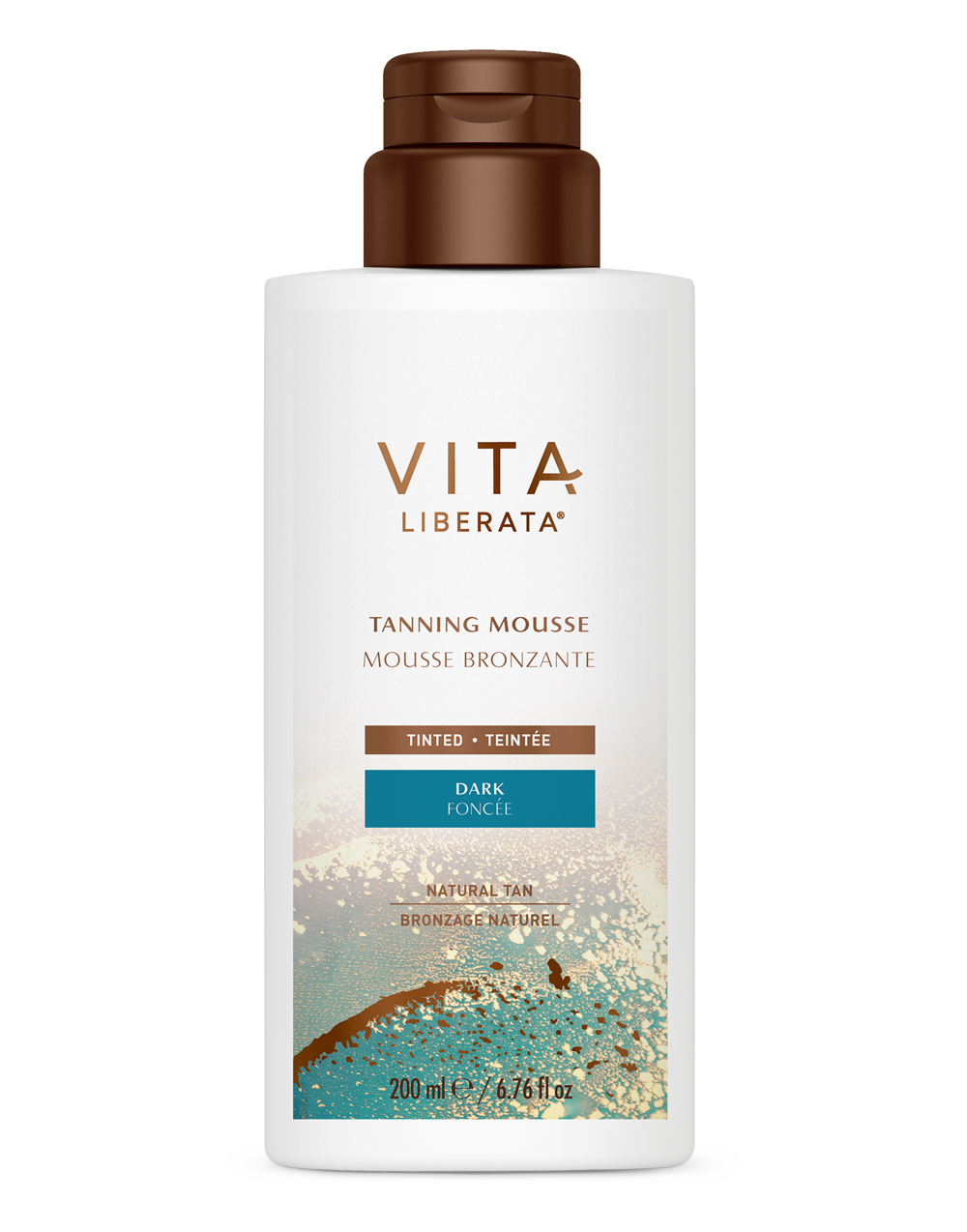 Vita Liberata - Tanning Mousse - TINTED - 200 ml - Dark (pakningurin skaddur, men vøran feilar einki)