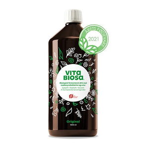 VITA BIOSA - ORIGINAL - 500ml / 1000ml / 3 Liter bag-in-box (økologisk drik fermenteret med kulturer af bifido- og mælkesyrebakterier, ekstrakt fra 19 økologiske urter)