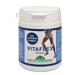 Natur Drogeriet - Vitaflex 180 kapslar (indeholder ingredienser til dine led og muskelfunktion, bl.a. boswelia og gurkemeje)