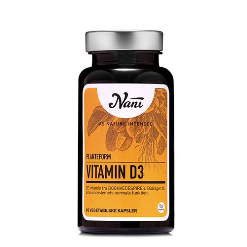 NANI - Vitamin D3 på planteform (90 kapsl.)